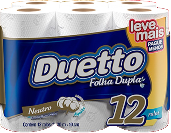 Papel Higiênico Duetto FD Neutro 12x30m