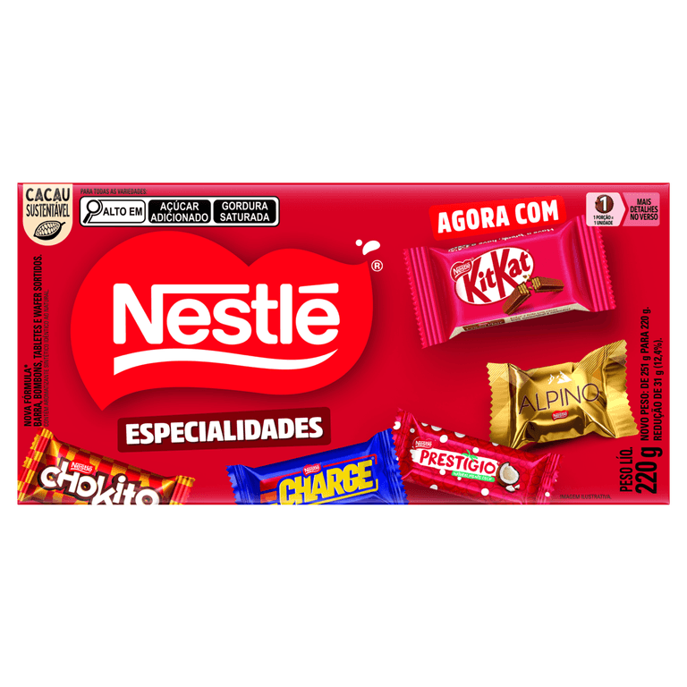 Bombom Nestlé Especialidades 220g