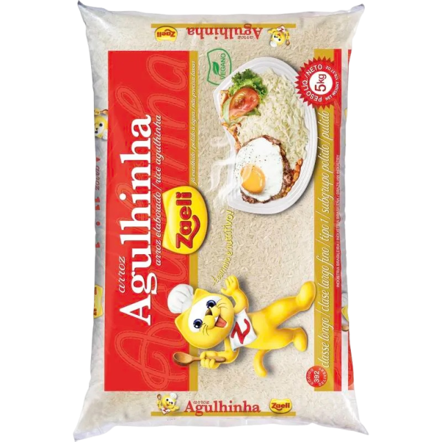Arroz Zaeli Agulhinha 5kg