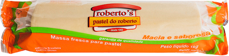 Massa p/ Pastel Robertos Rolo 1kg