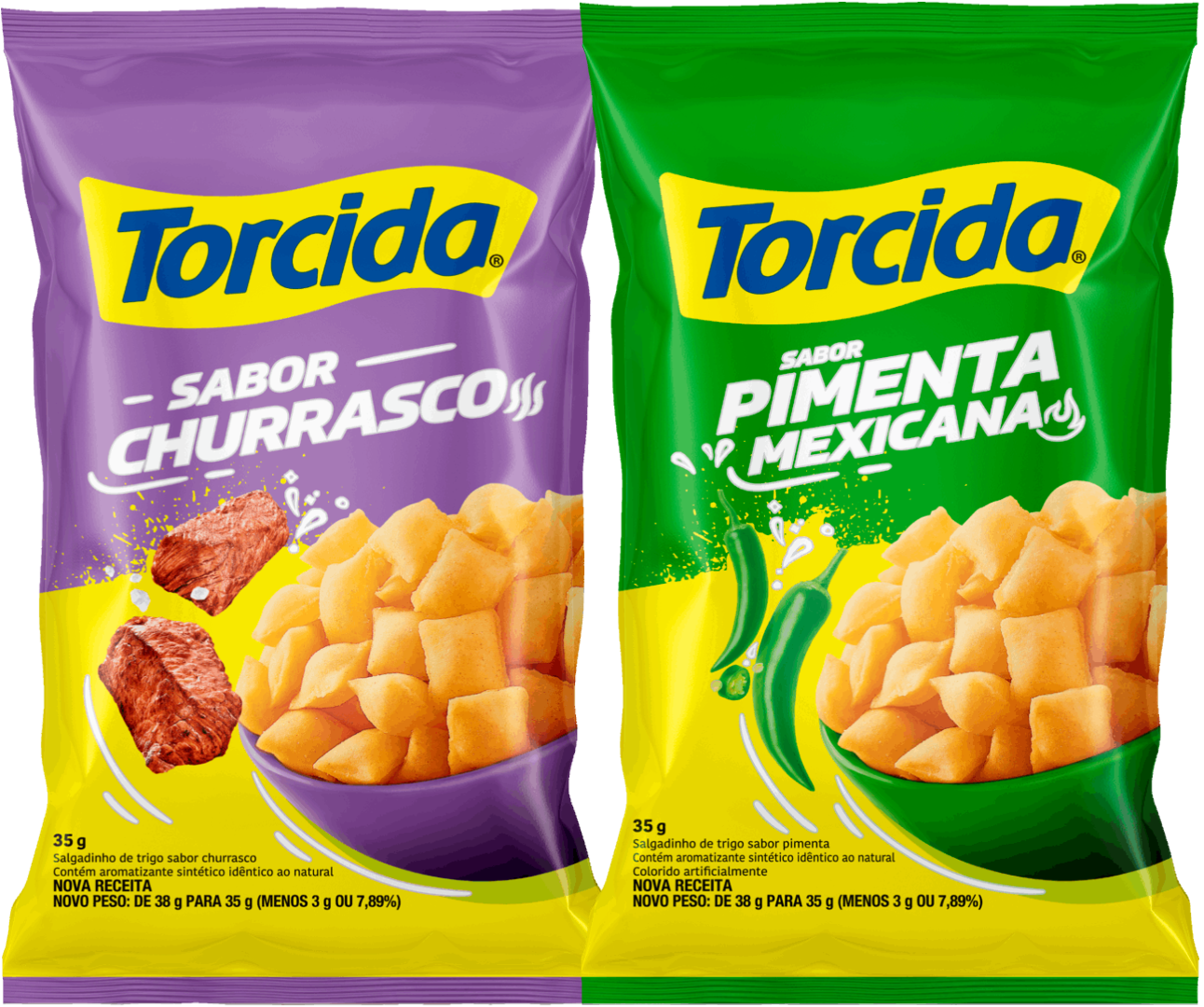 Salgadinho Torcida Sabores 35g